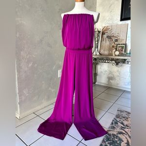 NWT - Veronica M Strapless Jumpsuit, size XL